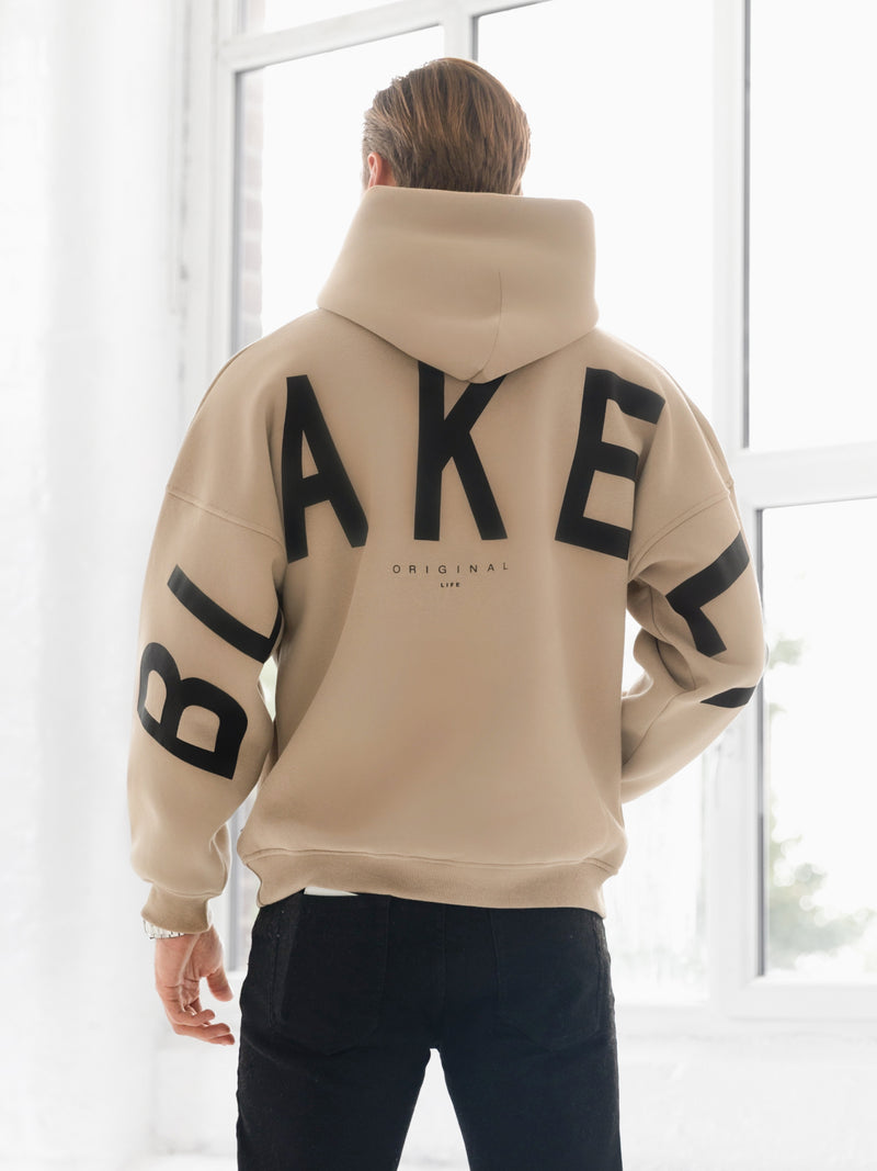 Idris Oversized Hoodie - Tan