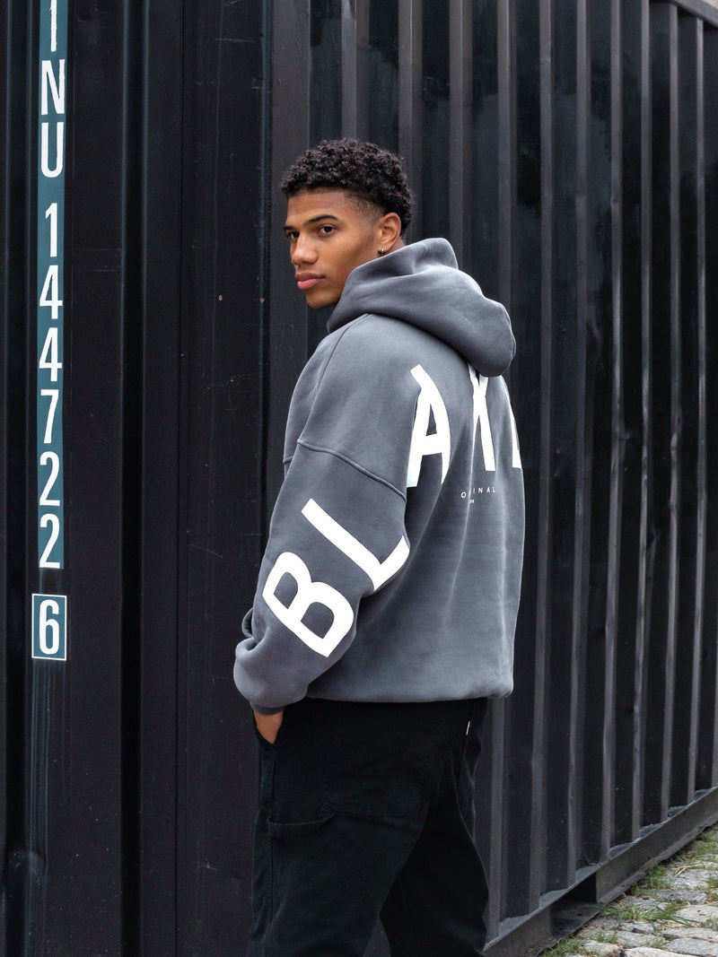 Idris Oversized Hoodie - Charcoal