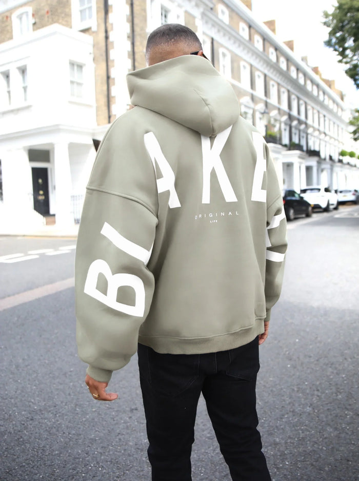 Idris Oversized Hoodie - Olive