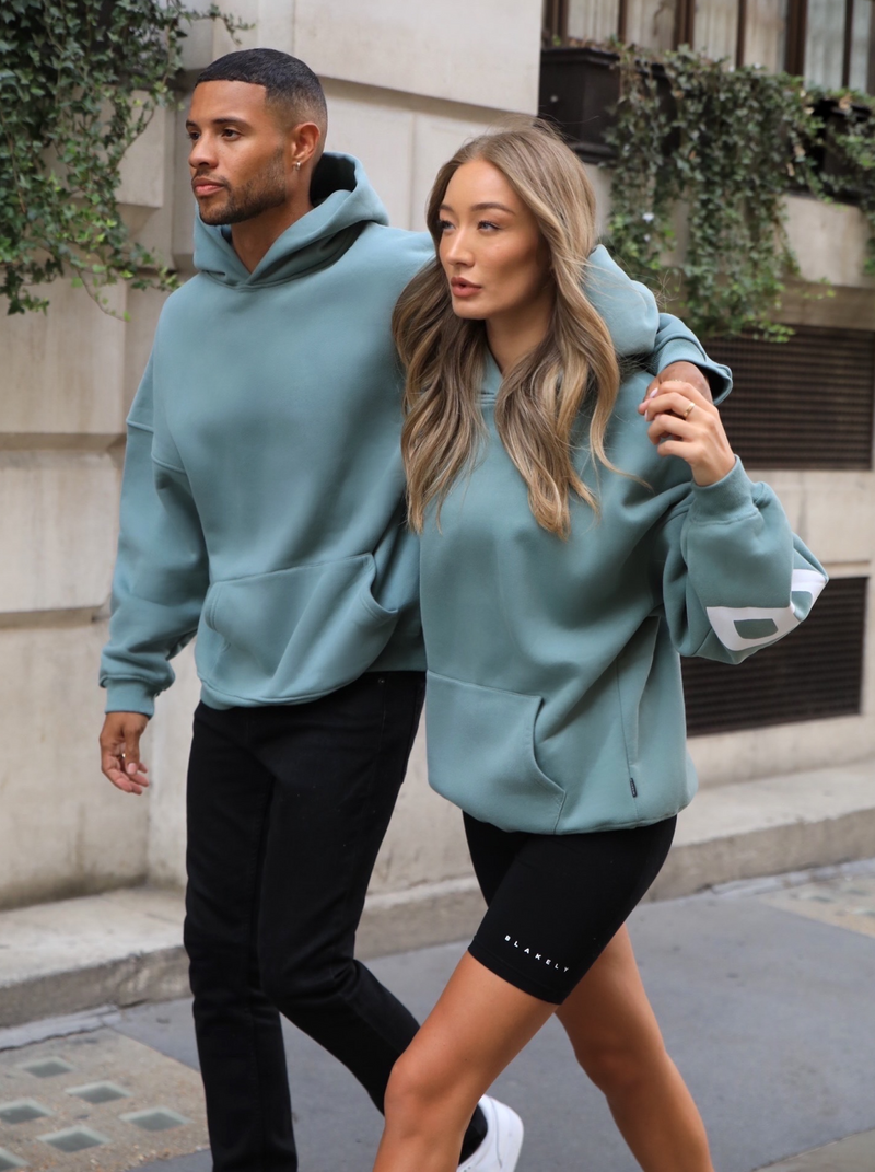 Idris Oversized Hoodie - Sage Green