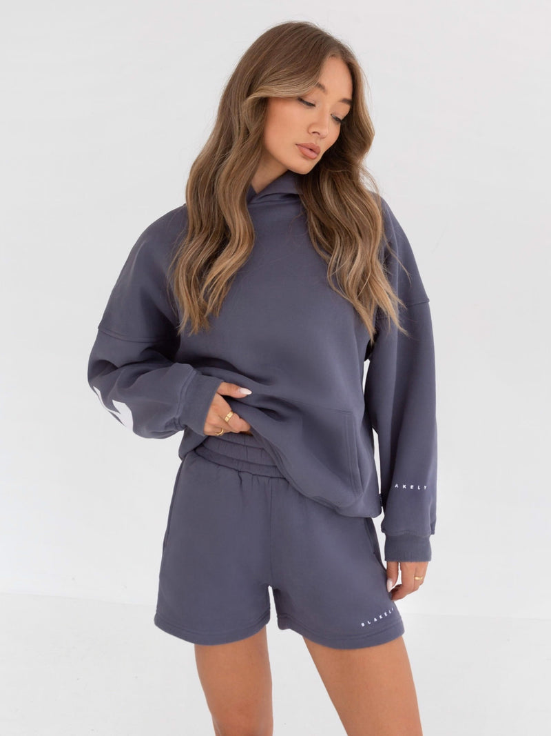 Isabel Oversized Hoodie - Blue