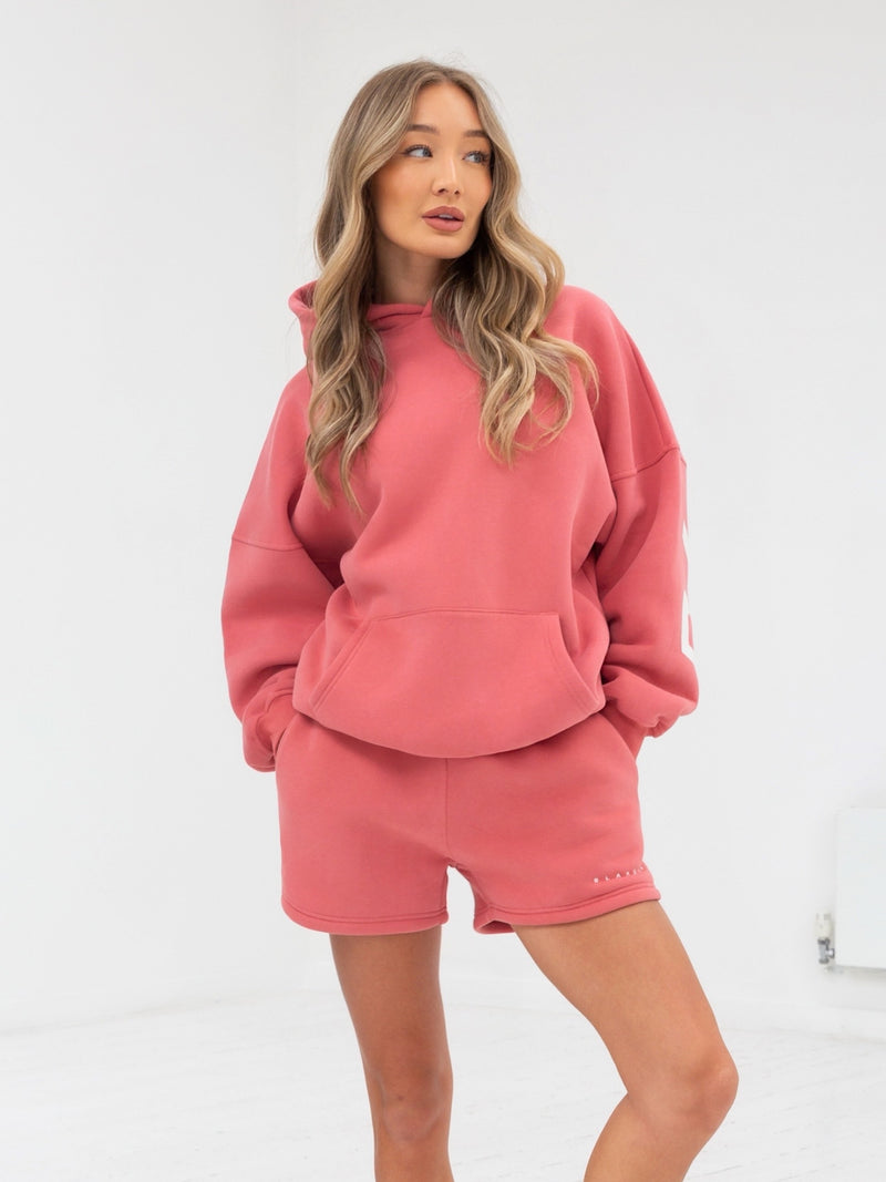 Isabel Oversized Hoodie - Sunrise Coral