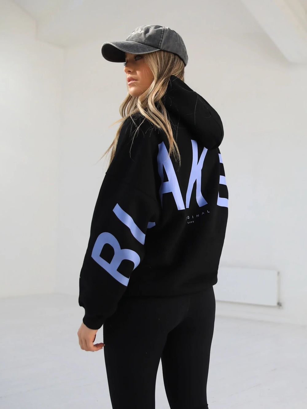Buy Blakely Members Isabel Black & Blue Hoodie | Free delivery on ...