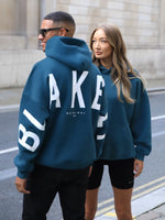 Idris Oversized Hoodie - Dark Teal