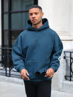 Idris Oversized Hoodie - Dark Teal