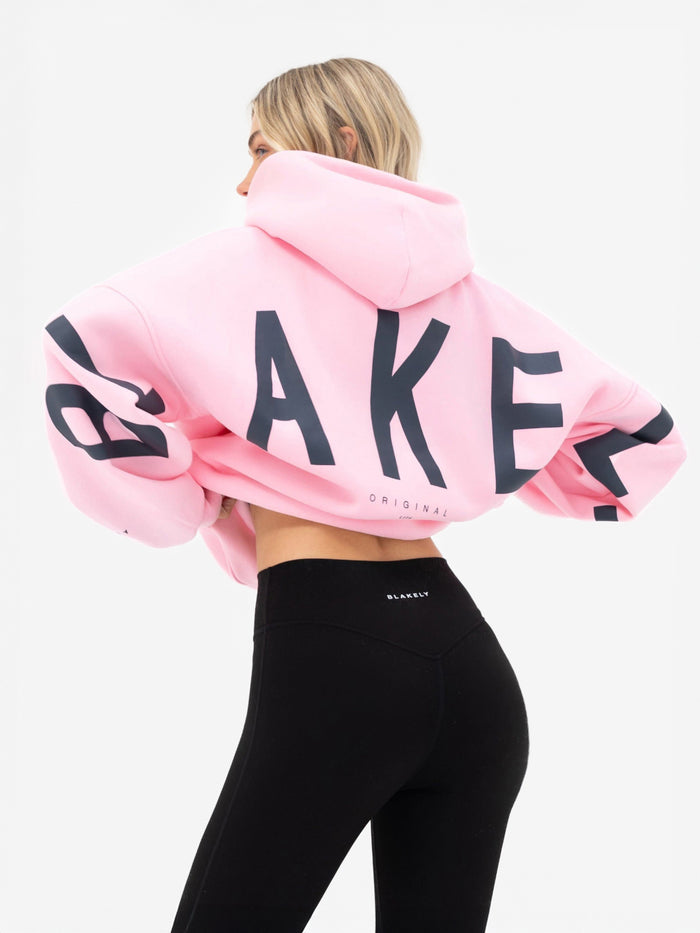 Isabel Oversized Hoodie - Powder Pink
