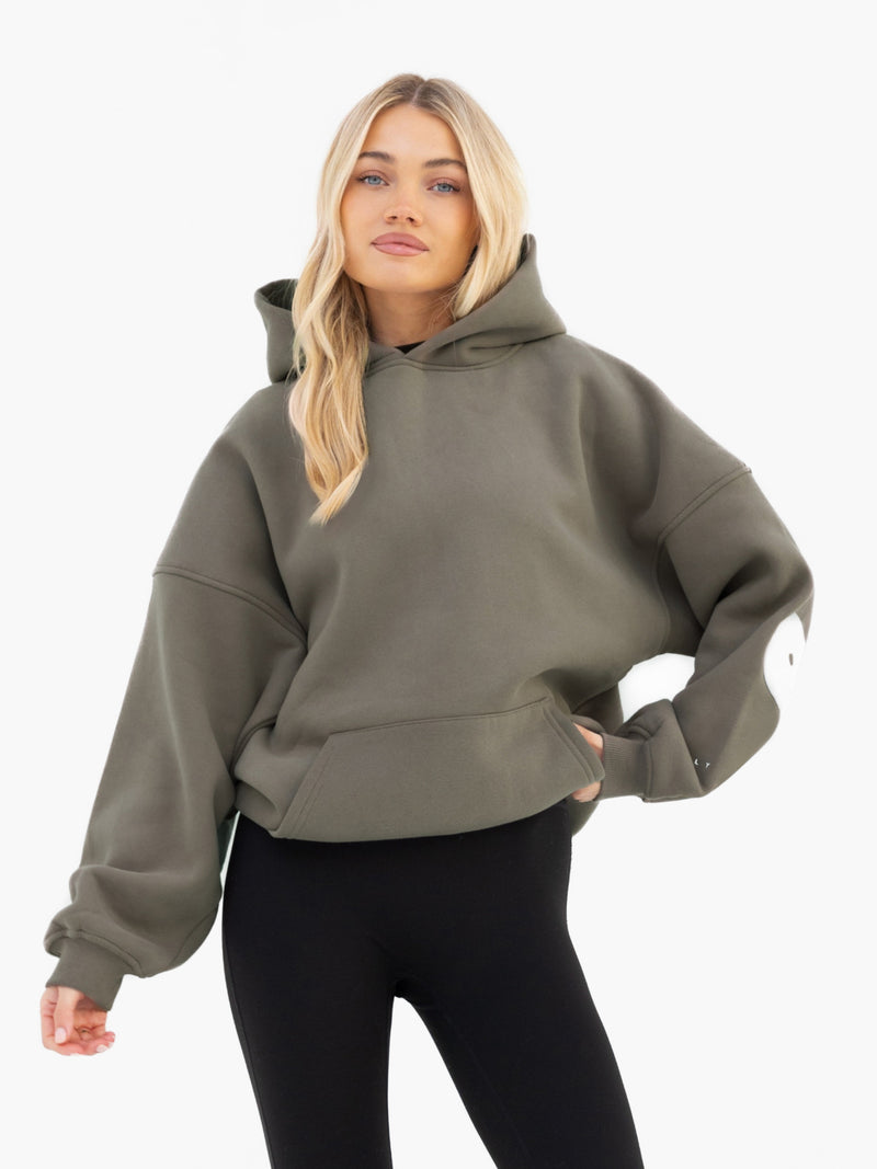 Cloud Isabel Oversized Hoodie - Safari Green