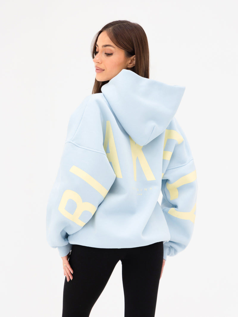 Isabel Oversized Hoodie - Pastel Blue
