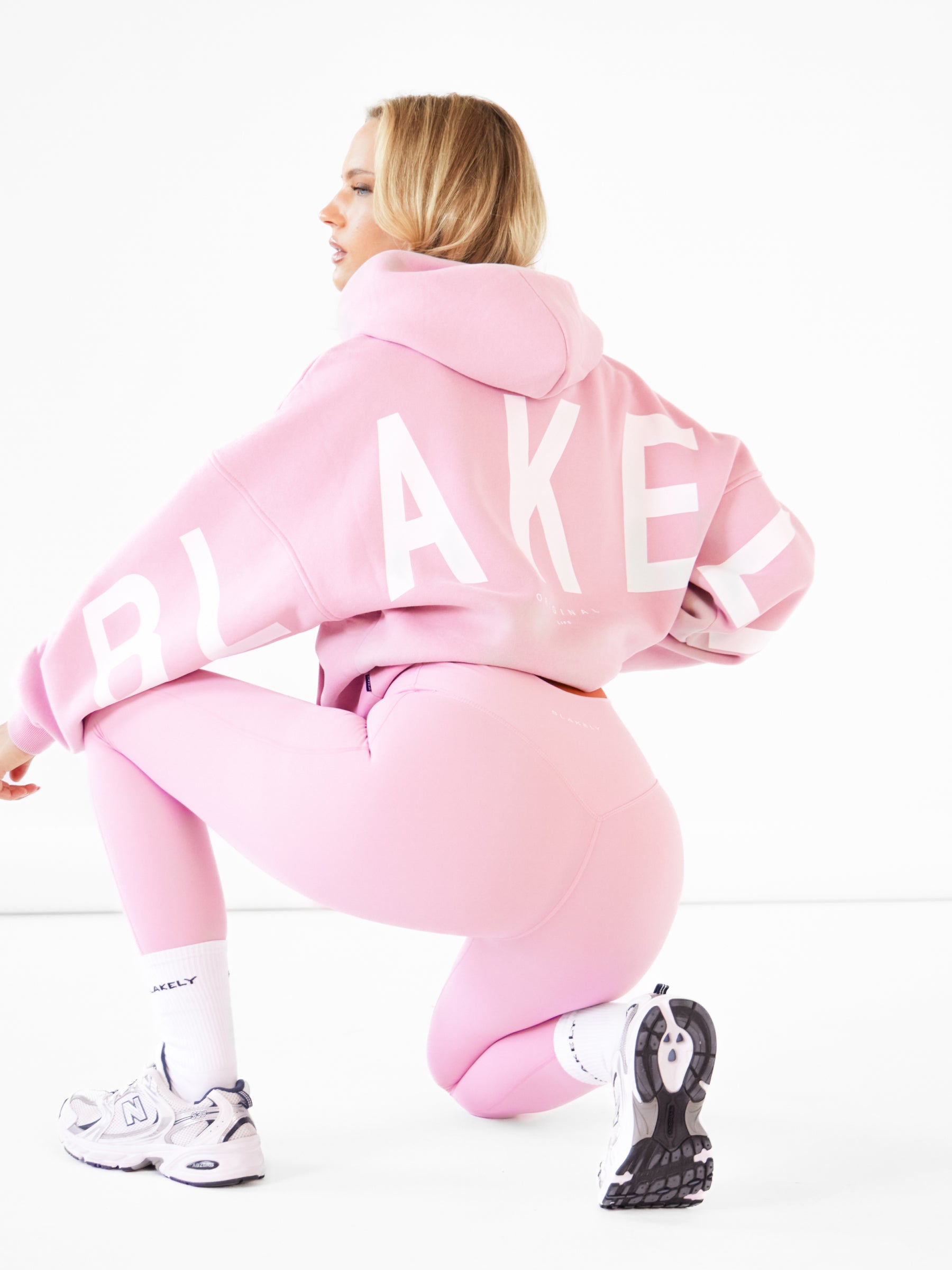 Buy Blakely Womens Vintage Pink Isabel Oversized Hoodie | Free delivery ...