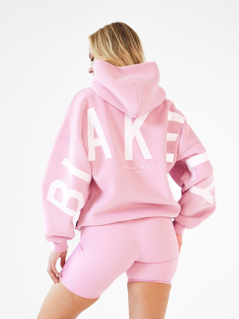 Isabel Oversized Hoodie - Vintage Pink