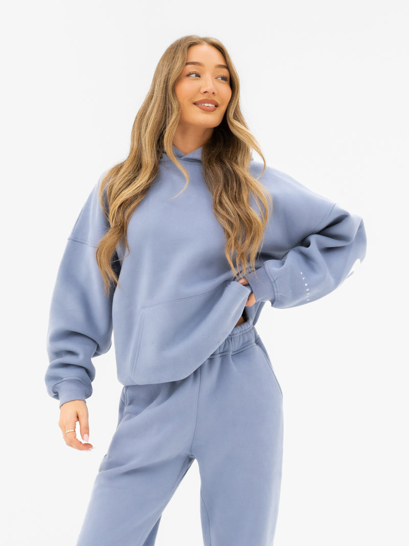 Isabel Oversized Hoodie - Granite Blue