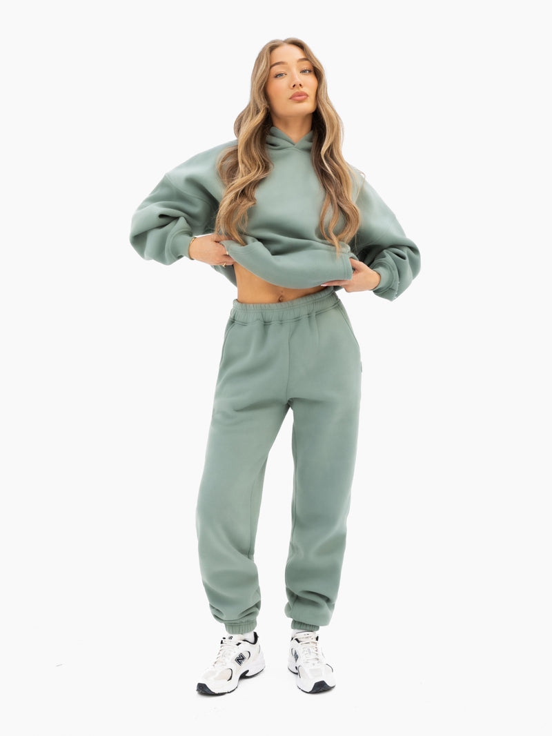 Isabel Oversized Hoodie - Sage Green