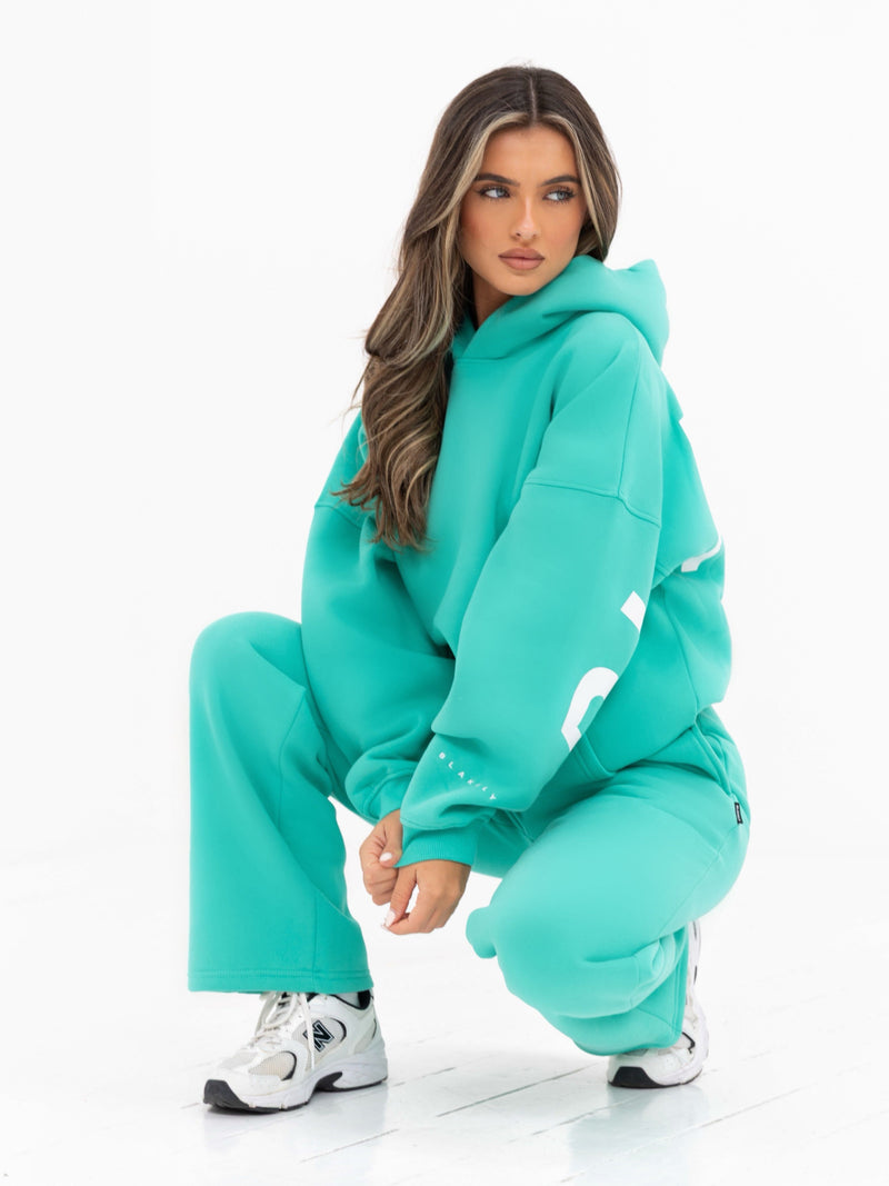 Isabel Oversized Hoodie - Turquoise