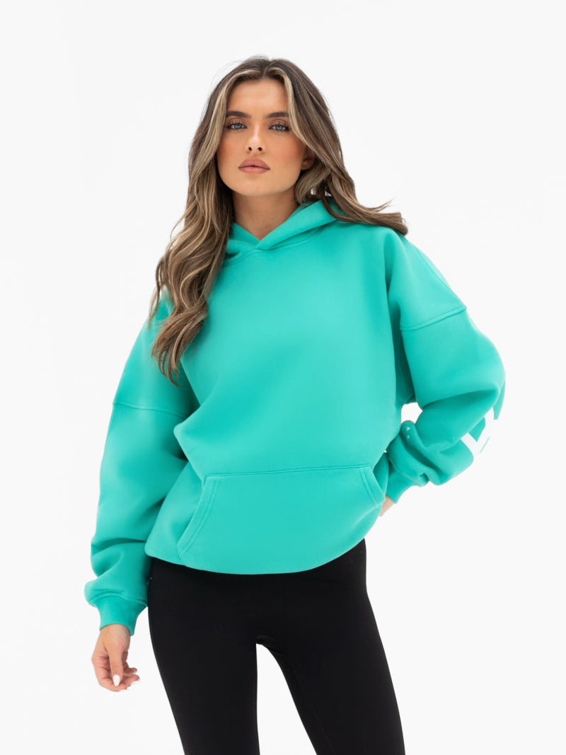 Isabel Oversized Hoodie - Turquoise
