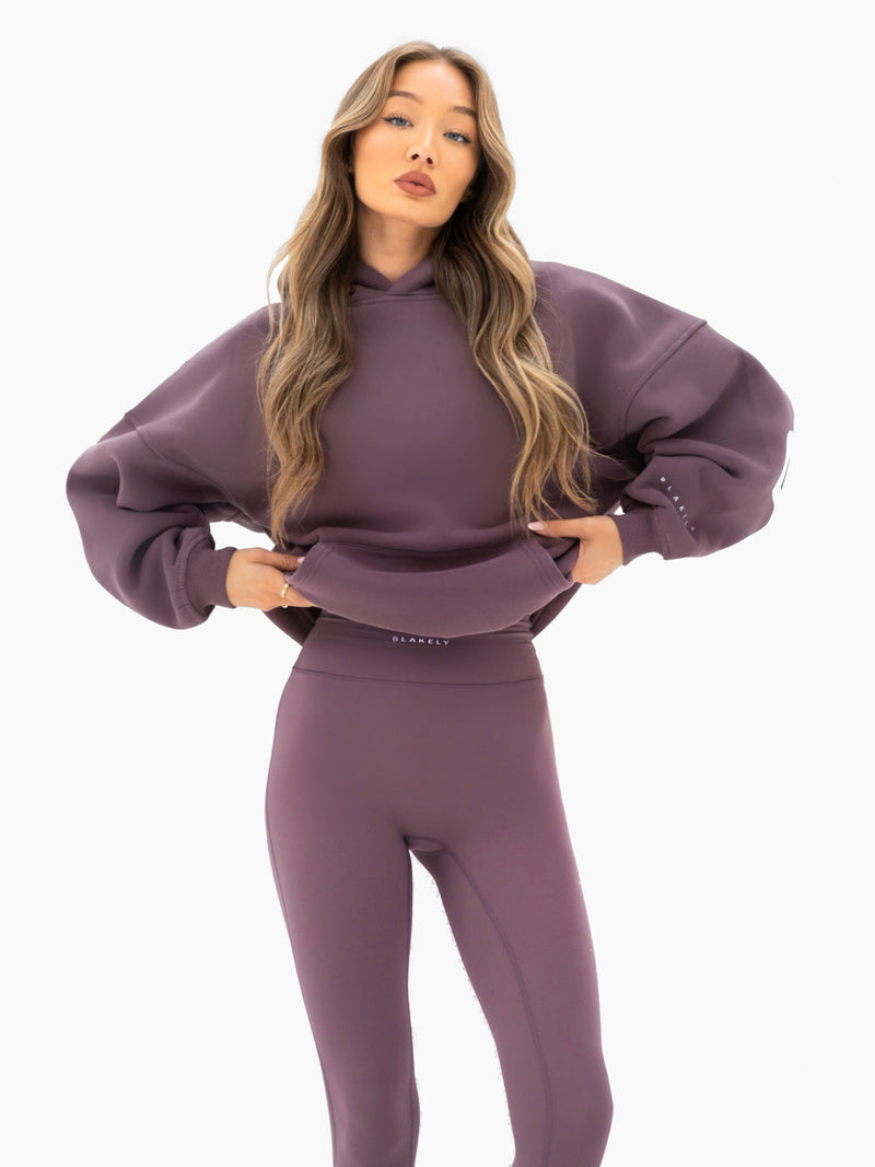 Isabel Oversized Hoodie - Light Plum