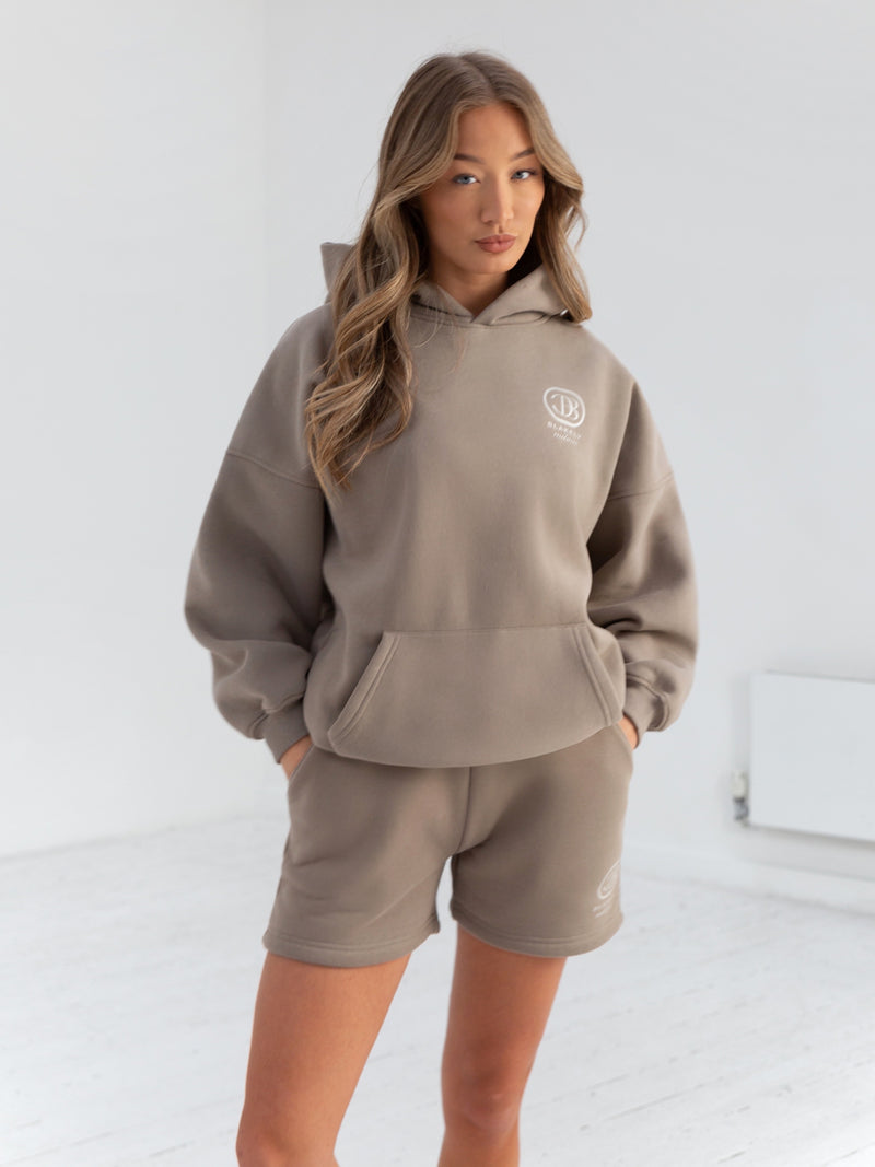 Milano Oversized Hoodie - Light Brown