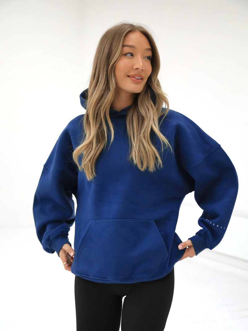 Isabel Oversized Hoodie - Midnight Blue