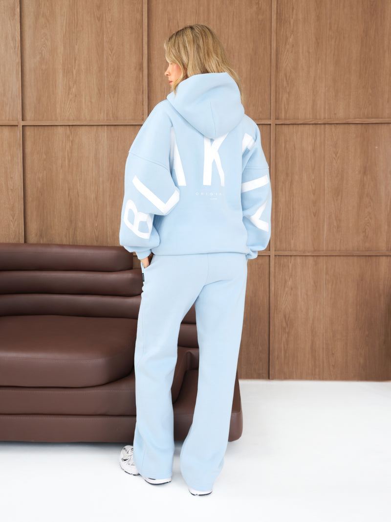 Isabel Oversized Hoodie - Baby Blue