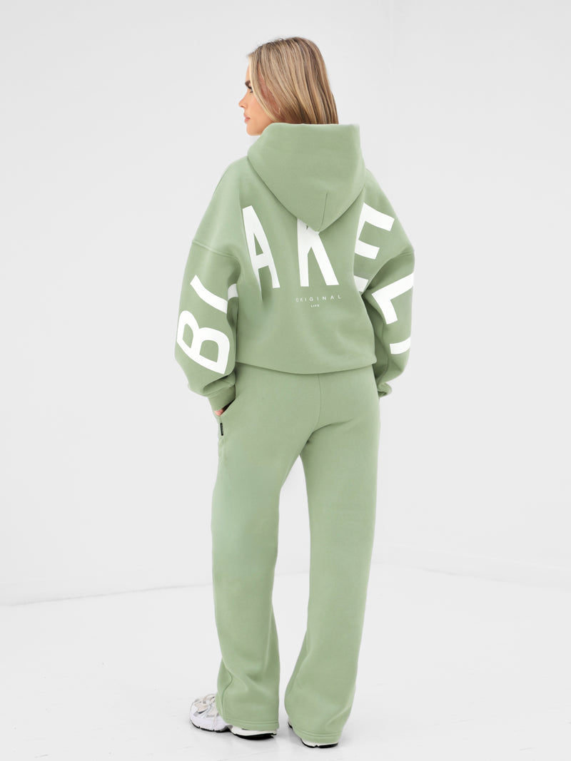 Isabel Oversized Hoodie - Matcha Green