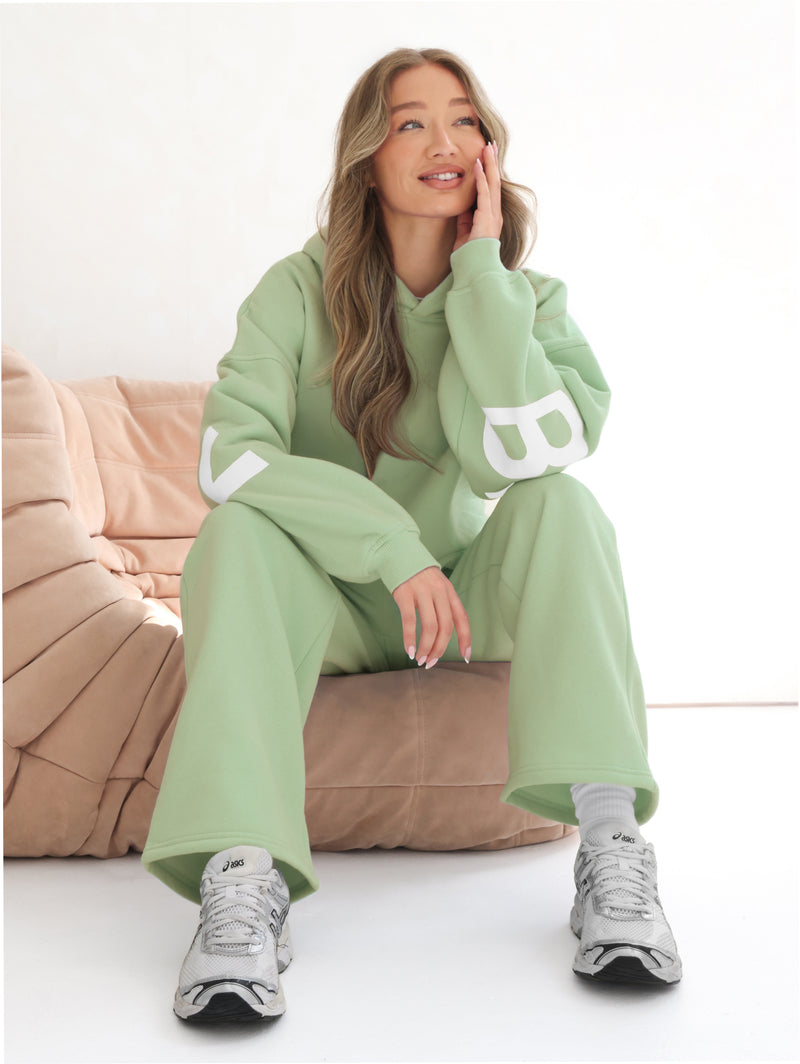 Isabel Oversized Hoodie - Matcha Green