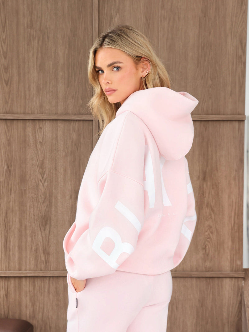 Isabel Oversized Hoodie - Soft Pink