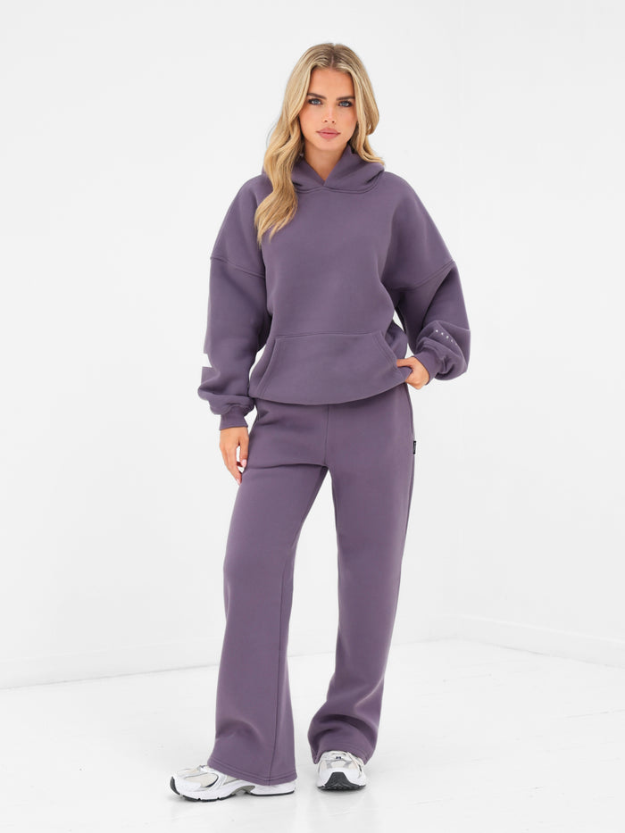 Isabel Oversized Hoodie - Deep Purple