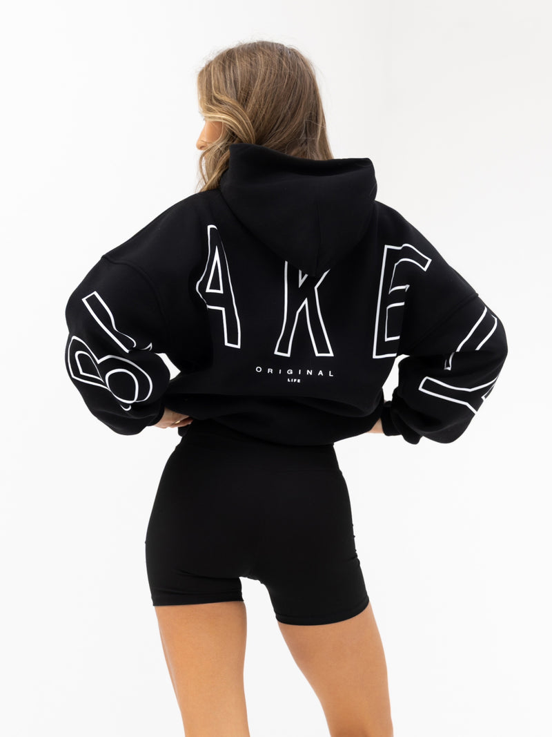 Outline Isabel Oversized Hoodie - Black