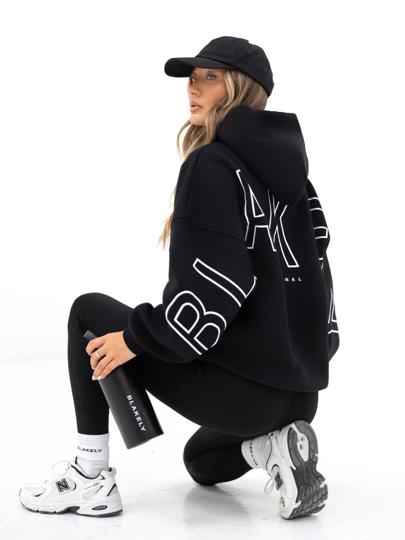 Outline Isabel Oversized Hoodie - Black