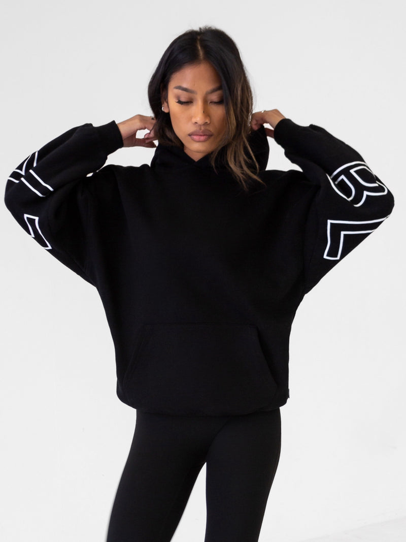 Outline Isabel Oversized Hoodie - Black