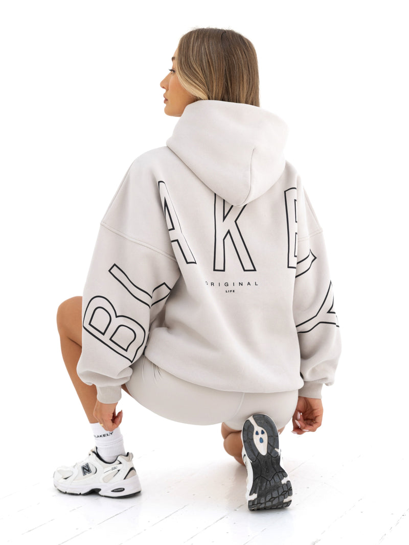 Outline Isabel Oversized Hoodie - Ivory