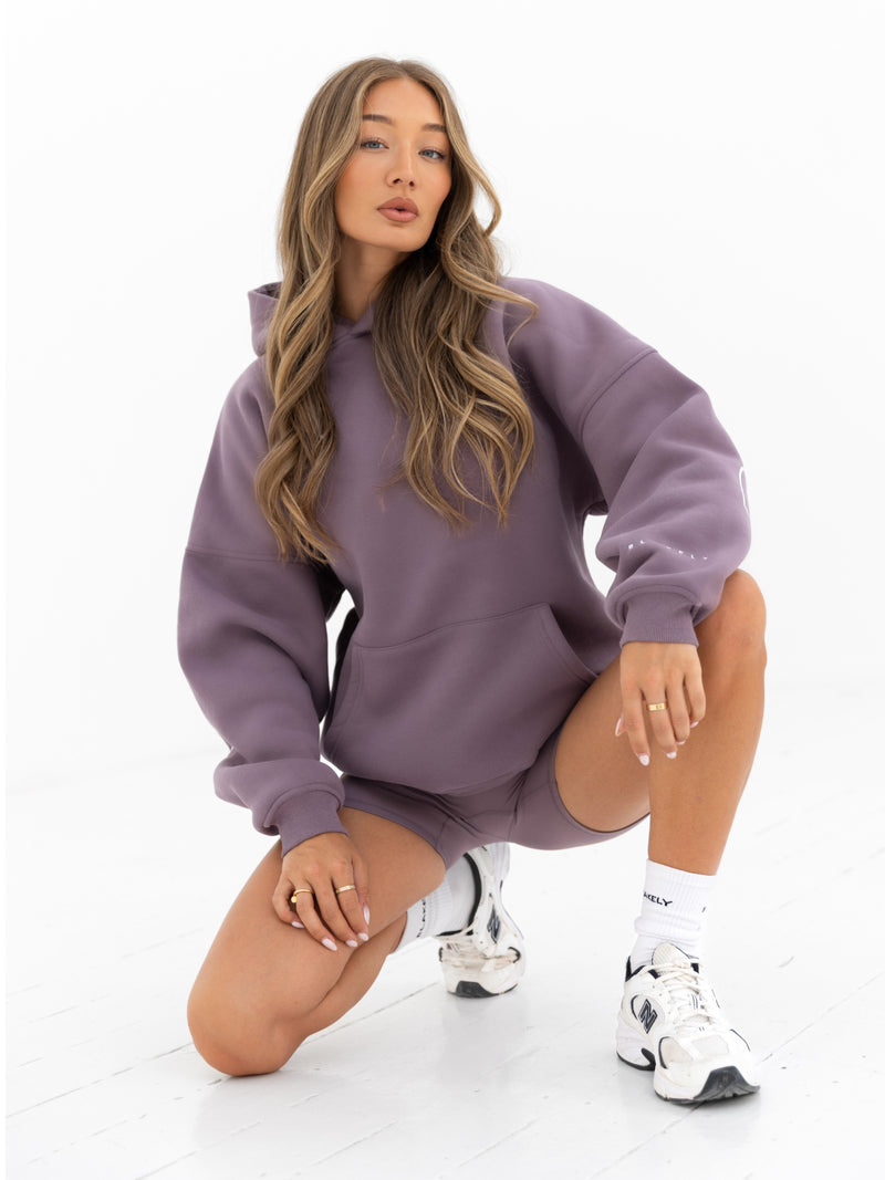 Outline Isabel Oversized Hoodie - Grape