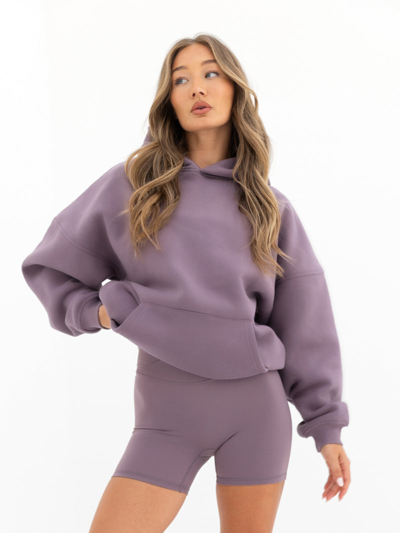 Outline Isabel Oversized Hoodie - Grape