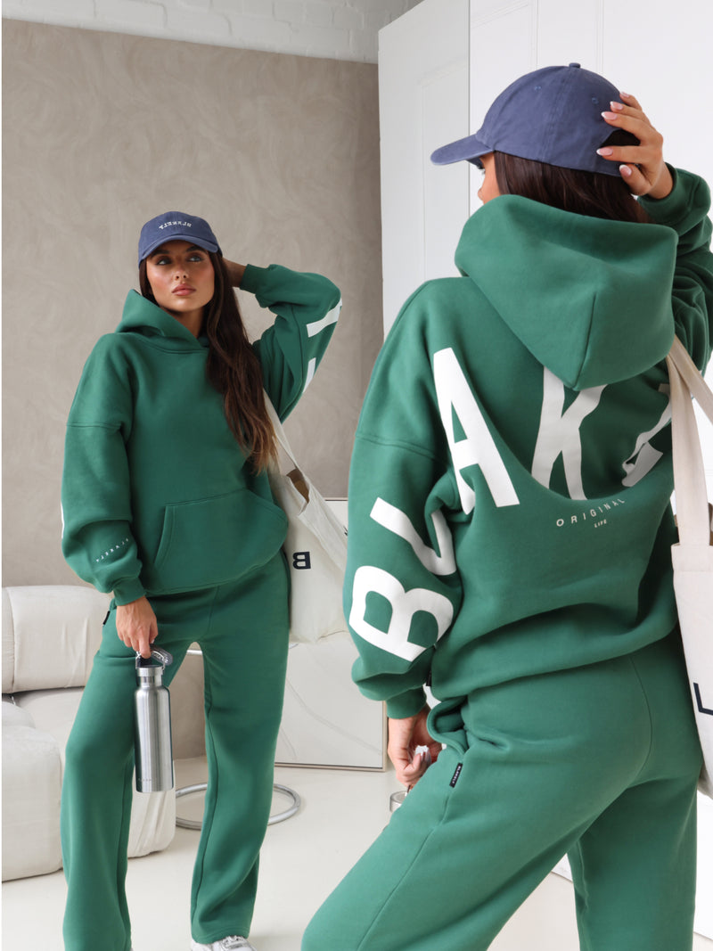 Isabel Oversized Hoodie -  Jade Green