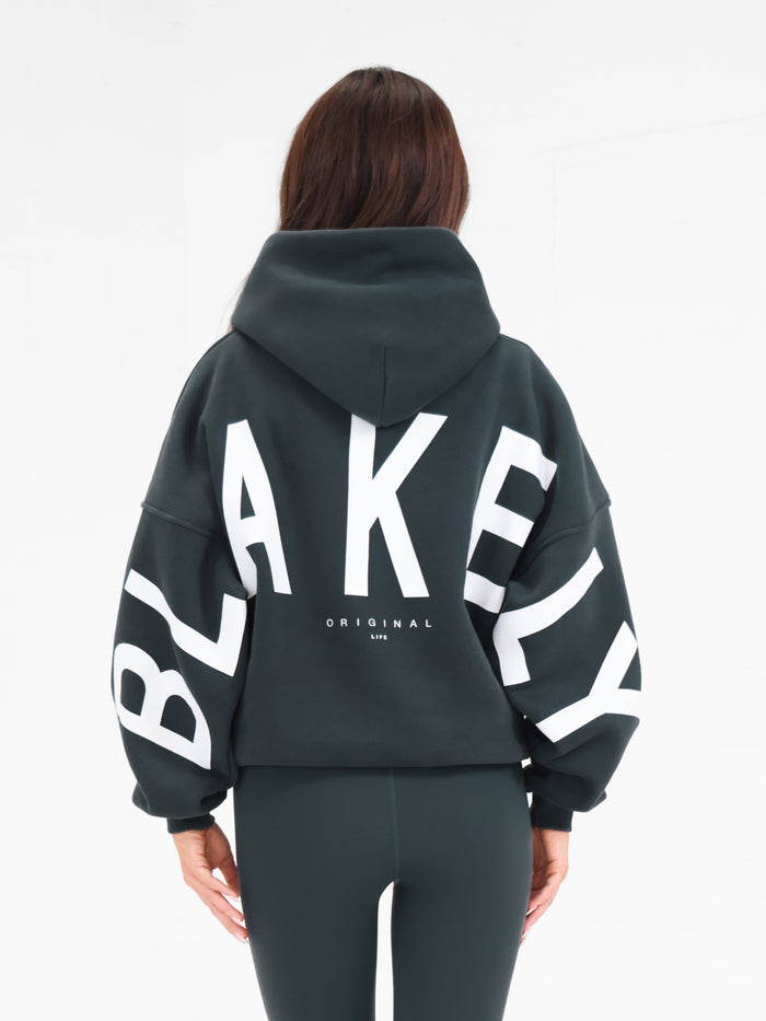 Isabel Oversized Hoodie -  Midnight Teal