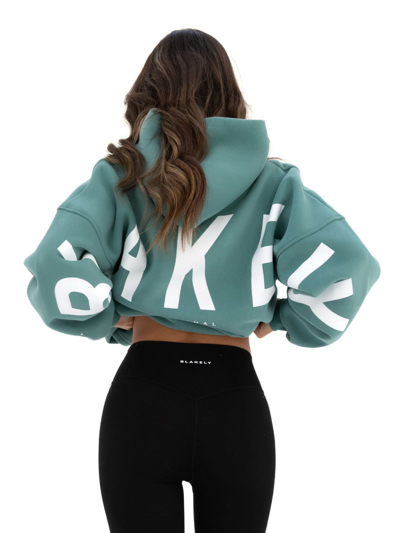 Isabel Oversized Hoodie - Deep Sage