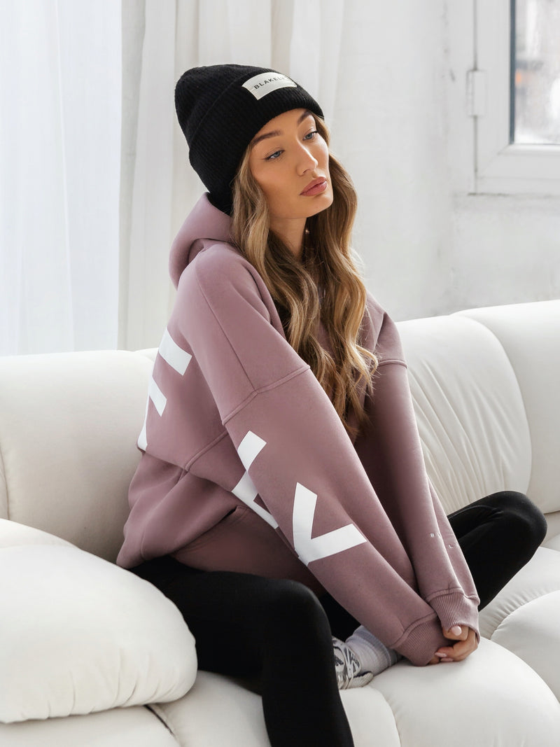 Isabel Oversized Hoodie - Dusty Pink