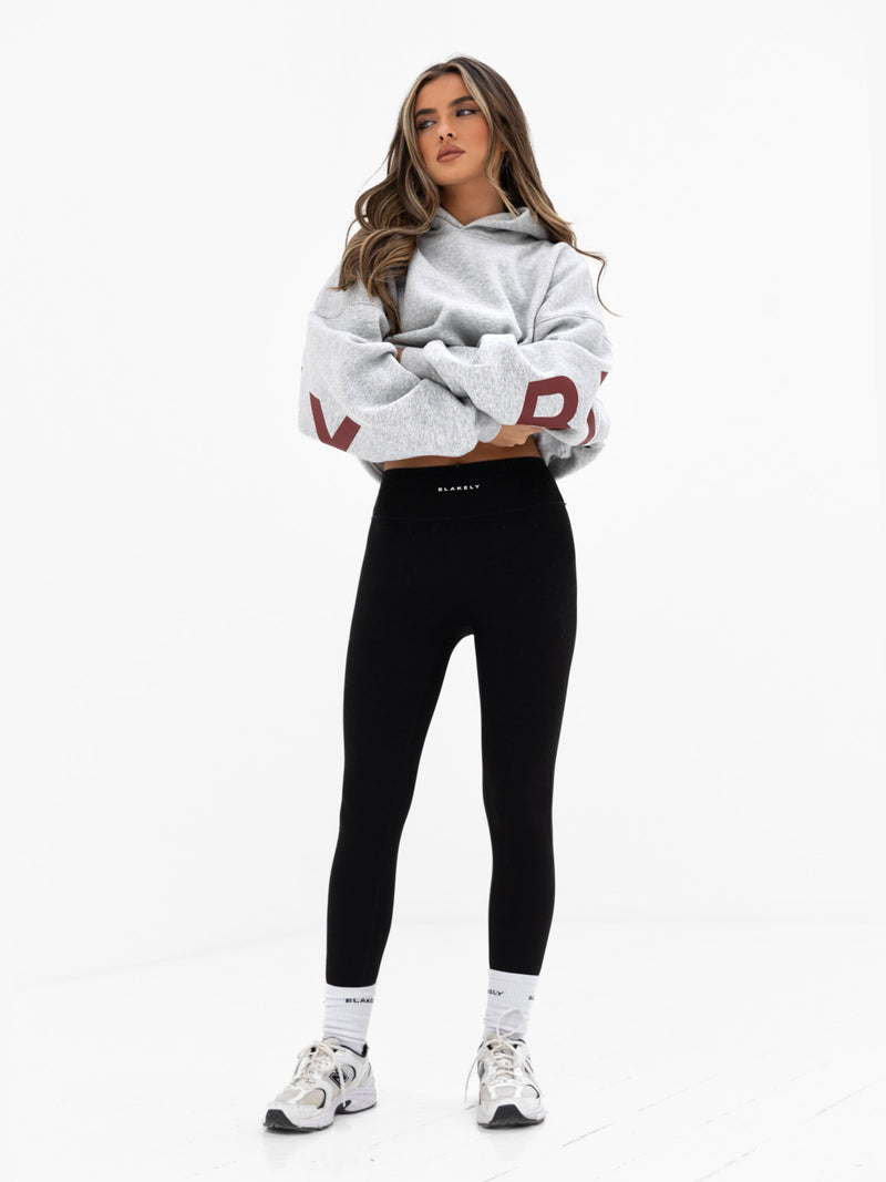 Isabel Oversized Hoodie - Marl Grey