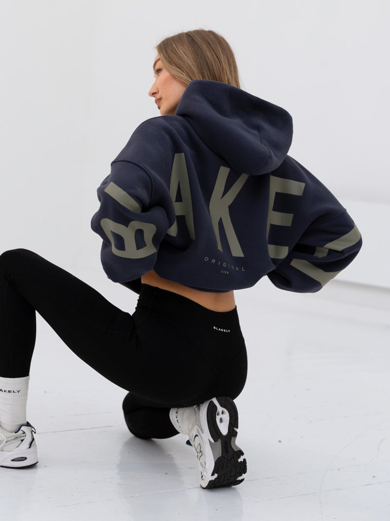 Isabel Oversized Hoodie - True Navy