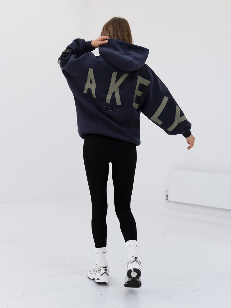 Isabel Oversized Hoodie - True Navy