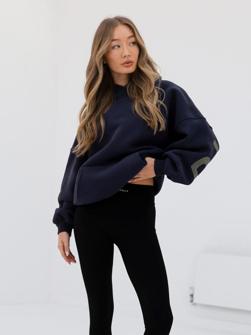 Isabel Oversized Hoodie - True Navy