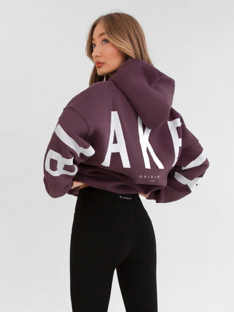 Isabel Oversized Hoodie - Light Plum