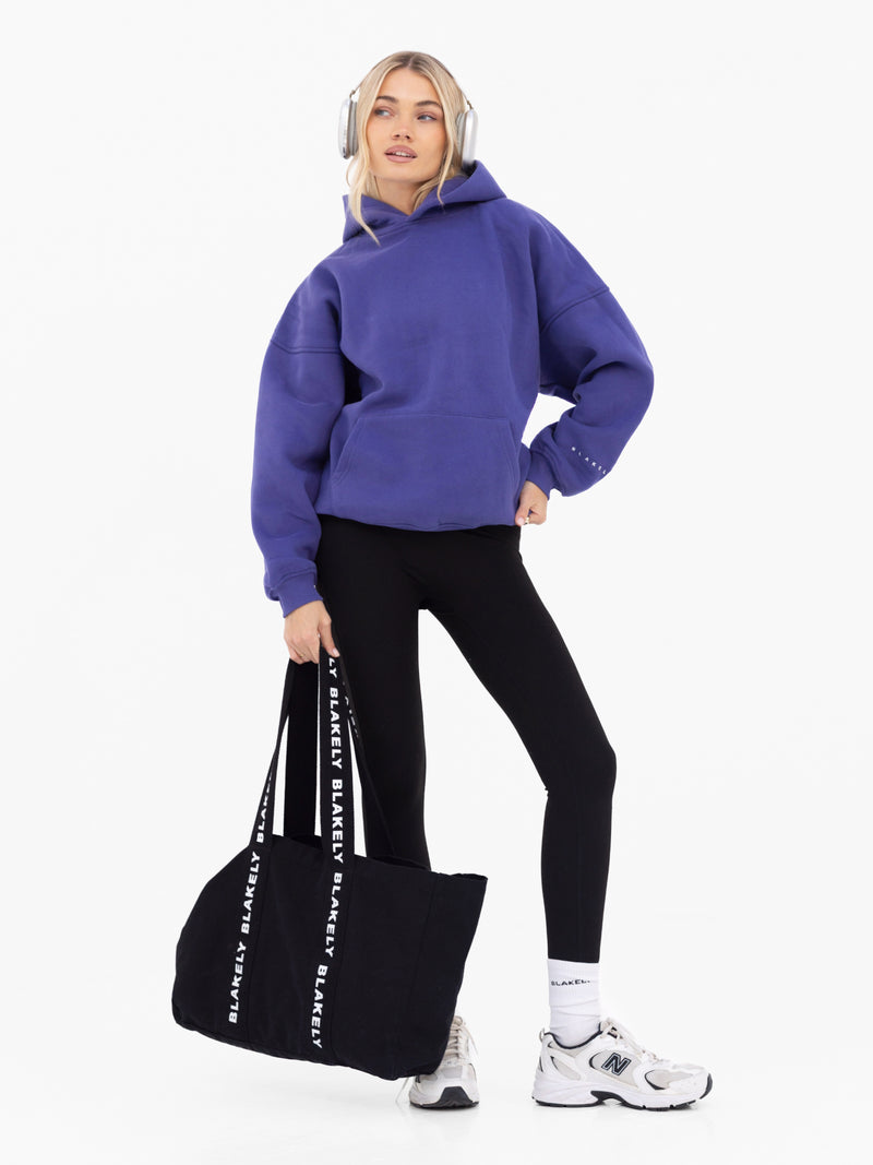 Isabel Oversized Hoodie - Bold Purple