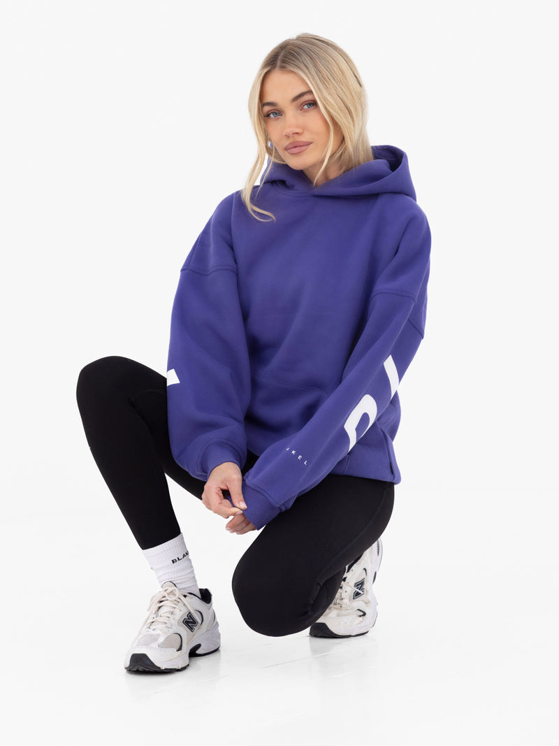Isabel Oversized Hoodie - Bold Purple