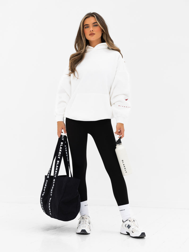 Isabel Oversized Hoodie - Flat White