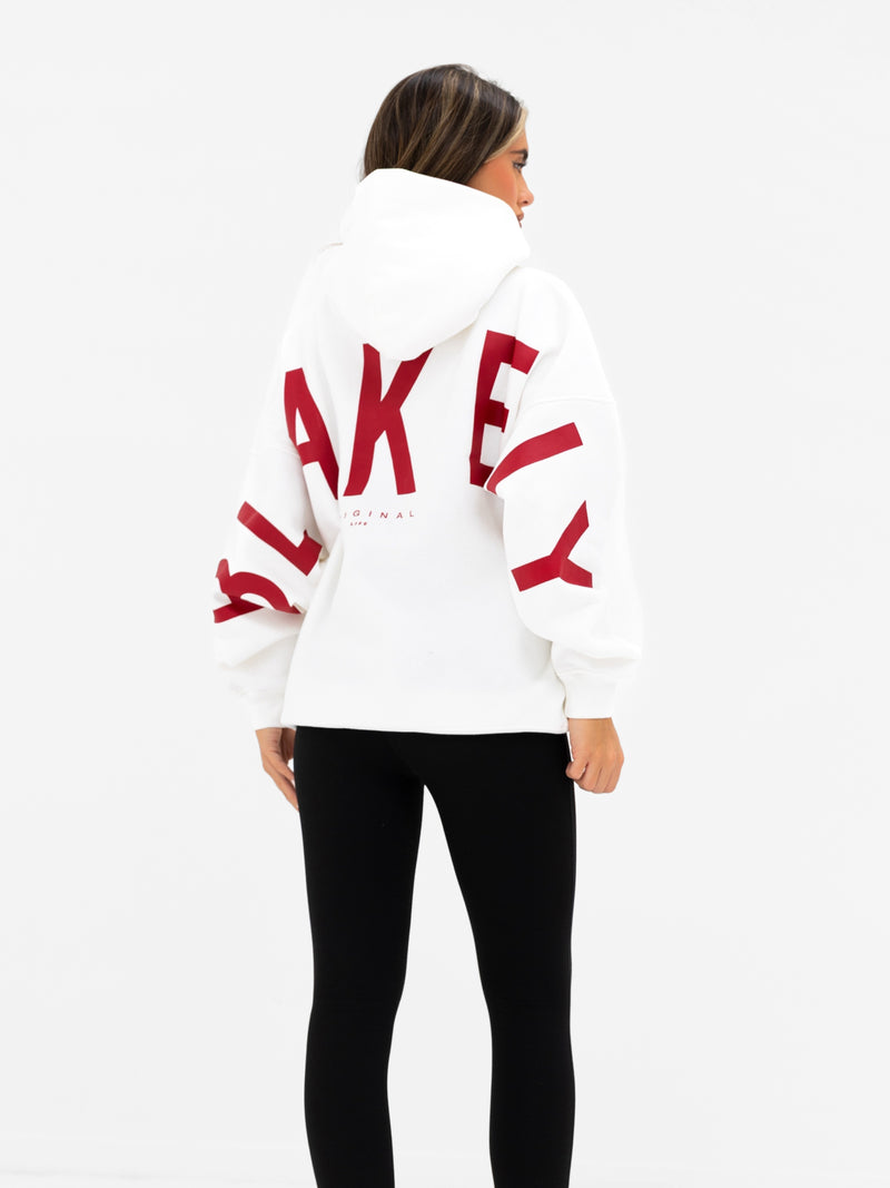Isabel Oversized Hoodie - Flat White