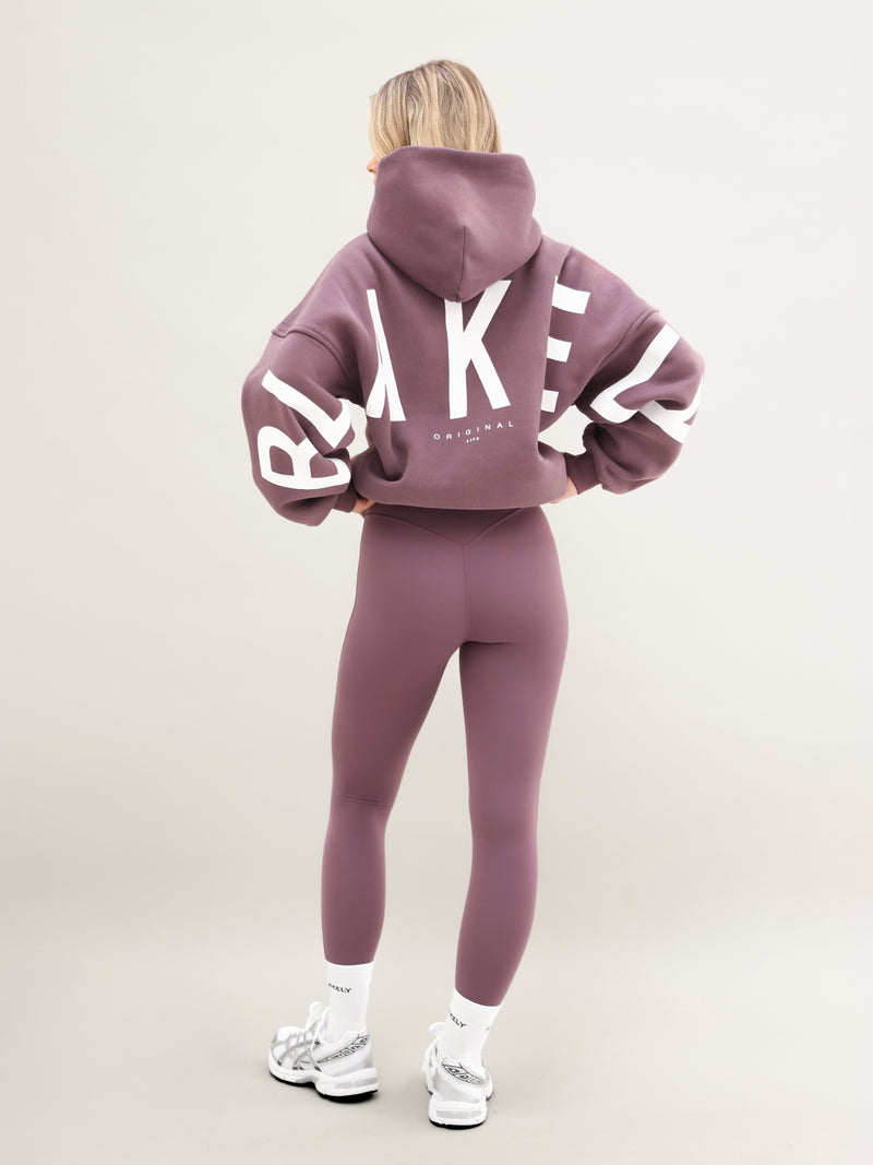 Isabel Oversized Hoodie - Washed Plum