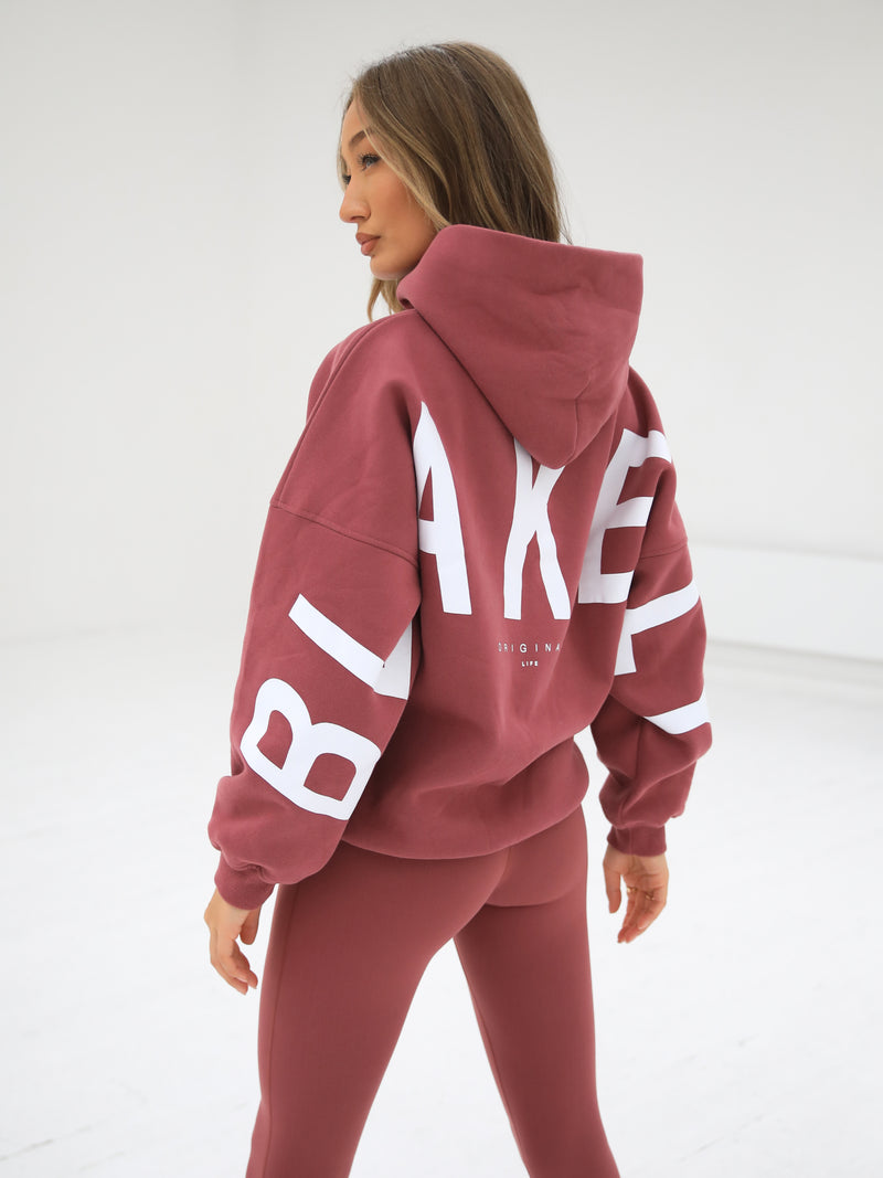 Isabel Oversized Hoodie - Berry