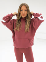 Isabel Oversized Hoodie - Berry