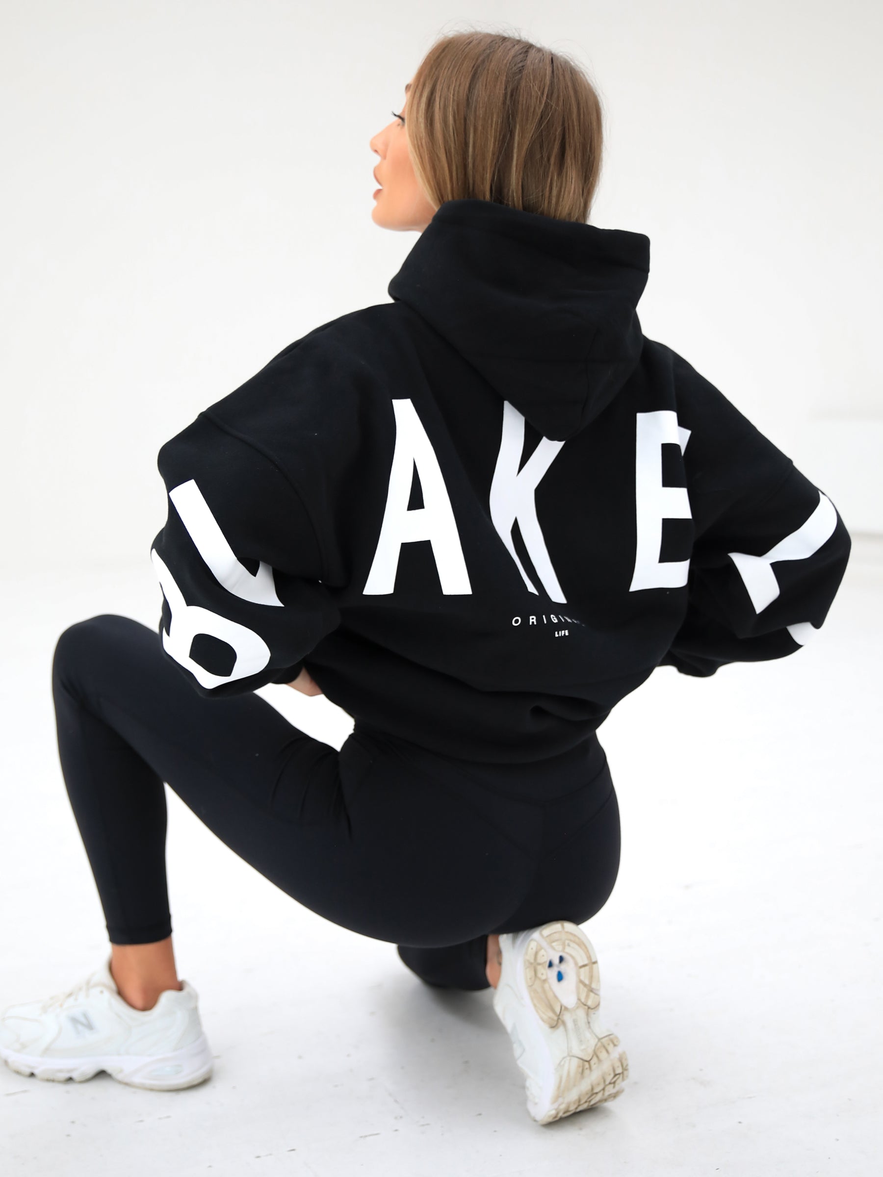 Buy Blakely Womens Black Isabel Oversized Hoodie Free delivery