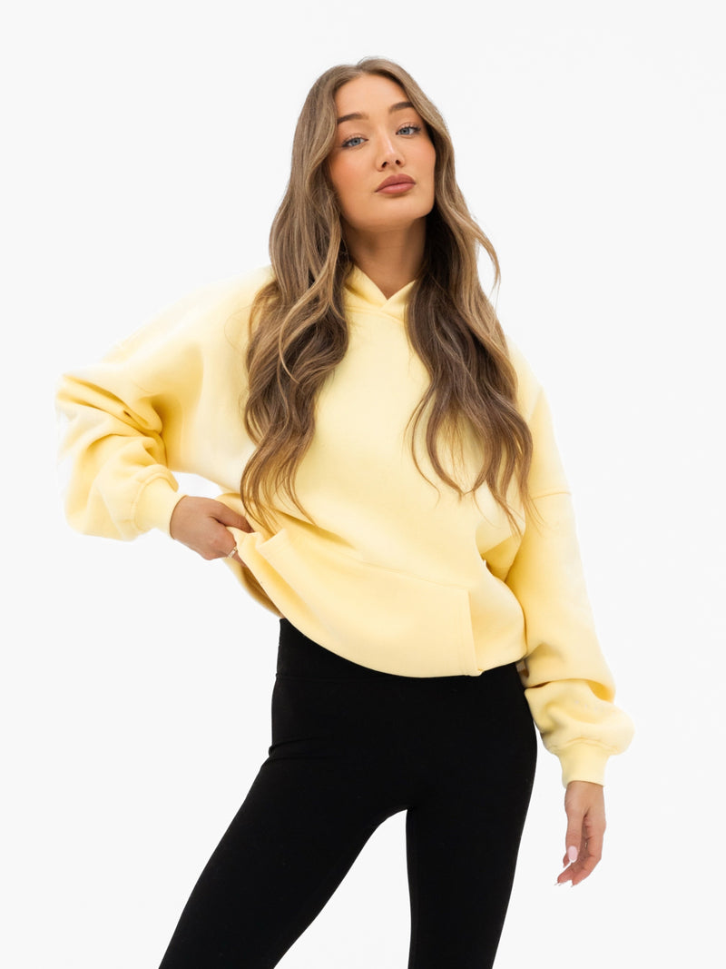 Isabel Oversized Hoodie - Butter Yellow